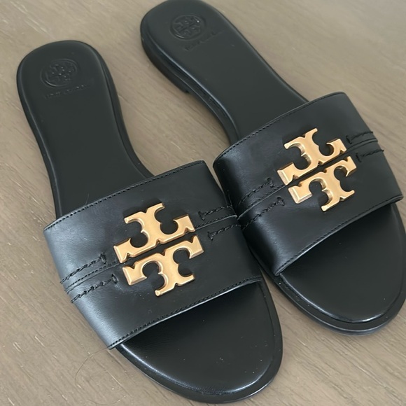 Tory Burch Shoes - Tory Burch Everly Slide in Perfect Black size 9. New/Unworn. No box.